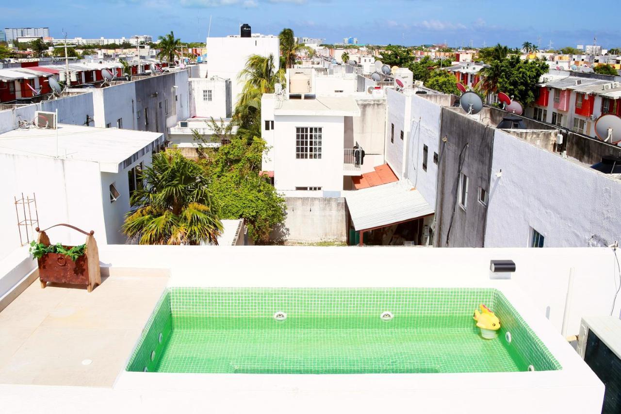 Cuarto Privado, Hamacas, Nuevo Jacuzzi Rooftop Cancún Extérieur photo