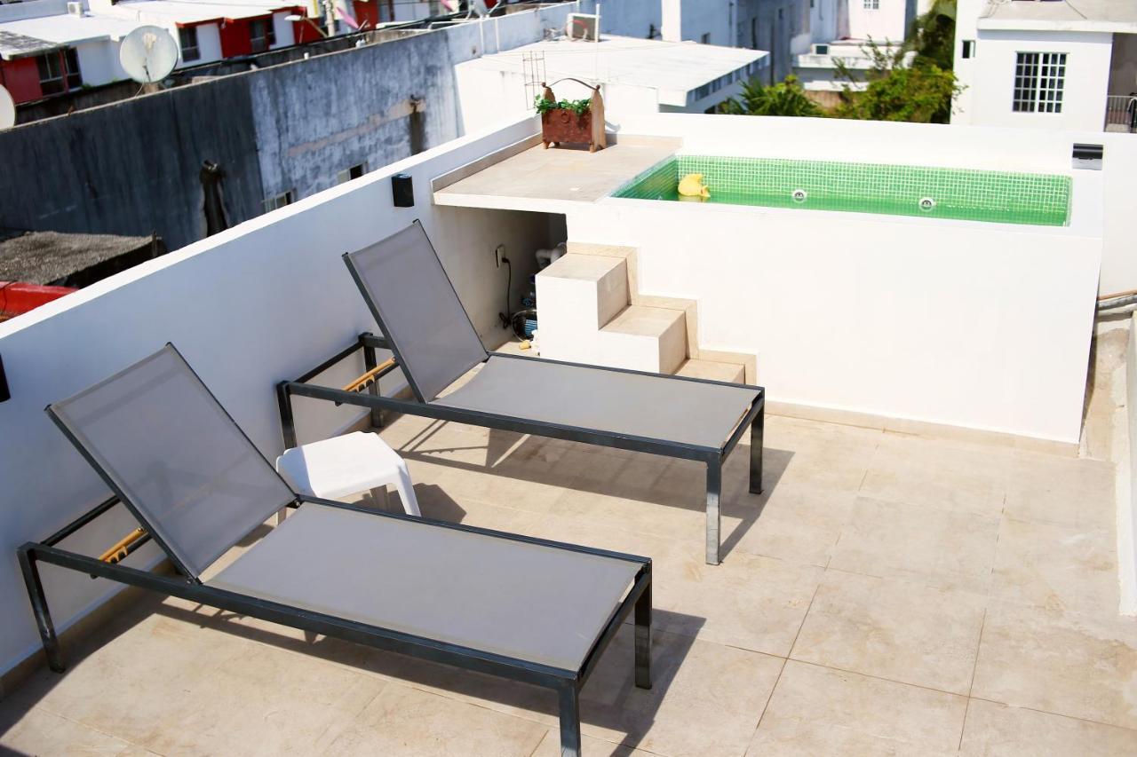 Cuarto Privado, Hamacas, Nuevo Jacuzzi Rooftop Cancún Extérieur photo